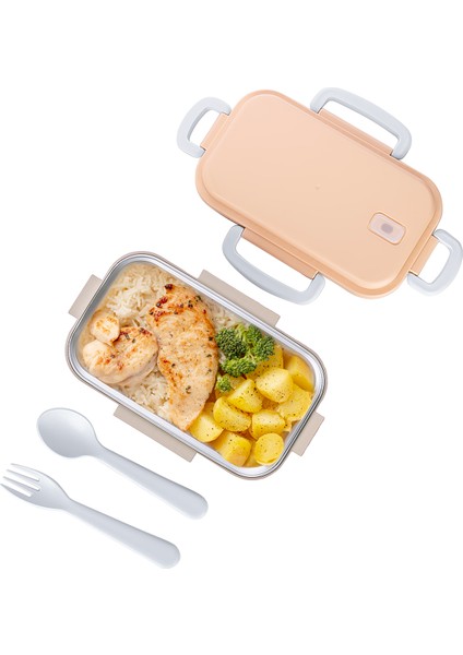 Aura Beslenme Kabı 500 ml Paslanmaz Çelik Yemek Saklama Kabı indirimleri