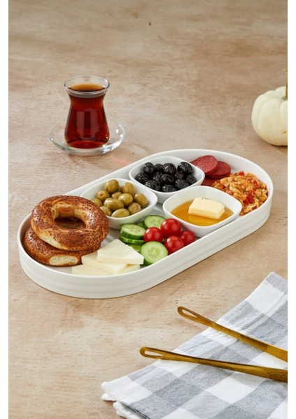36,5X19 cm Oval Porselen Servis Tabağı – Kahvaltılık, Meze, Aperatif ve Tatlı Sunum Kabı – Şık ve Dayanıklı fiyatları