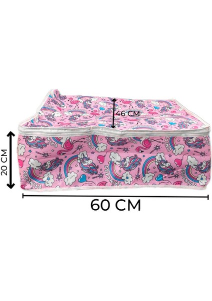 Çocuk Baza Saklama Hurcu Çok Amaçlı Saklama Kutusu Pembe fiyatları