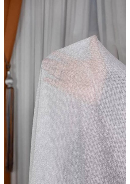 Yeni Sezon Kaliteli Ütü Istemez Modern Inci Model 1/2 Seyrek Pileli Tül Perde