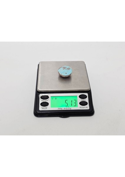 Doğal Iran Nişabur Firuze (Turkuaz) Taşı 25,5 Karat - 5,13 Gram fırsatları