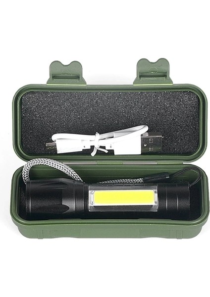 Buğz Mini Çok Güçlü Şarjlı El Feneri (Xpe-Cob LED ) WT-030 fiyatları