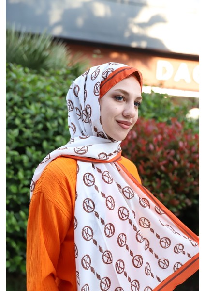 Desenli Şal Turuncu