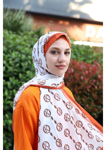 Desenli Şal Turuncu fiyatları
