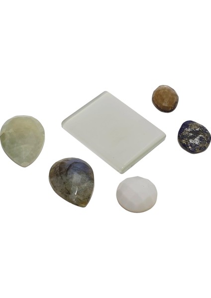 Kabaşon Kesim Kuvars Doğal Taş 24,1 Gram Lot 18