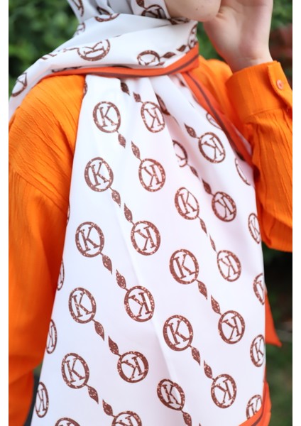 Desenli Şal Turuncu modelleri