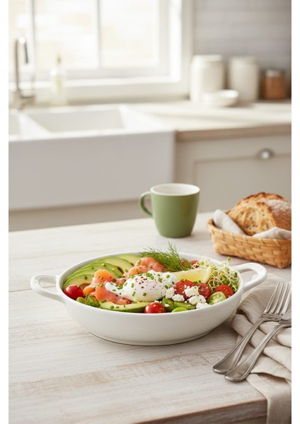 Oval Kulplu Porselen Kase 19X15X4,5 cm – Meze, Kahvaltılık, Sosluk, Tatlı ve Sunum Kasesi – Şık ve Dayanıklı modelleri