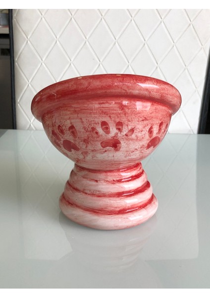 Kedi Mama Kabı, Yüksek,renkli, El Yapımı, modelleri