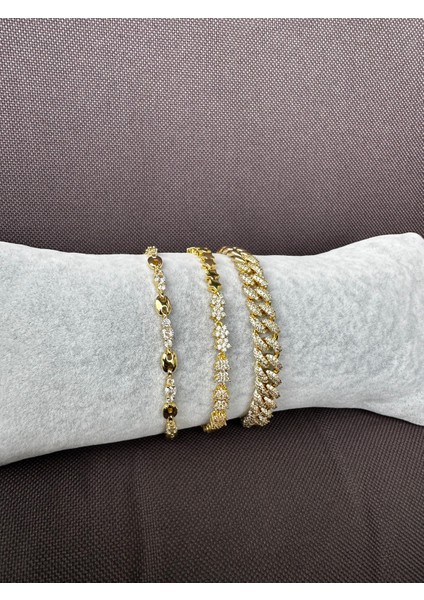 Parıltılı 14K Gold Renk Vıp Bileklik Koleksiyonu fırsatları