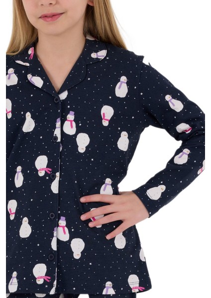 Rolypoly Kız Çocuk Lacivert Pijama Takımı 3713-G fiyatları