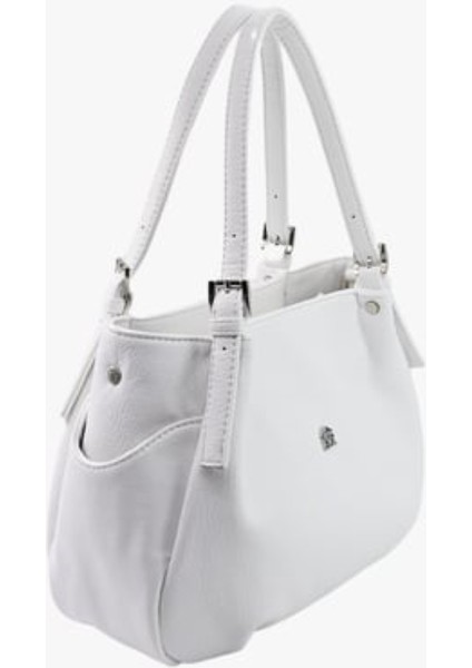 Kadın Omuz ve Kol Çanta 67-8117 Beyaz fırsatları