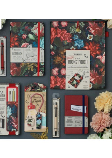 Bookaroo A5 Notebook Journal Çizgili Defter -Dark Floral fiyatları
