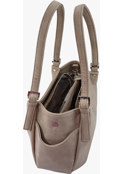 Kadın Omuz ve Kol Çanta 67-8117 Kum indirimleri