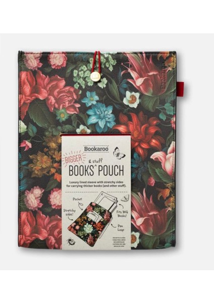 Bookaroo Books & Stuff Pouch Kitap&defter Kılıfı Dark