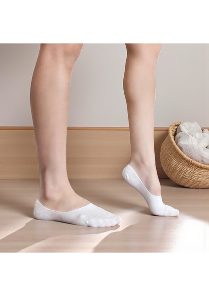 Steelstyle, 3'lü Unisex Görünmez Babet Çorap - Beyaz fiyatları