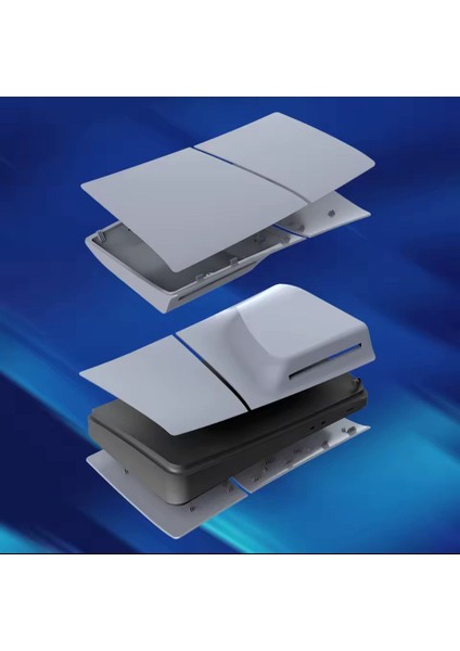 Ps5 Slim Faceplate Kapak Seti – Disc CD & Digital Edition Uyumlu Ön/arka Kasa Değişim Cover Case Gri indirimleri