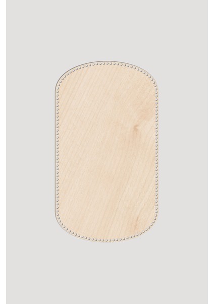 Ahşap Dikdörtgen Oval Köşeli Sepet Tepsi Tabanı 40X70 cm 1 Adet Akça 3mm