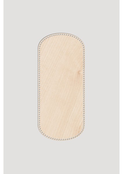 Ahşap Dikdörtgen Oval Köşeli Sepet Tepsi Tabanı 30X70 cm 1 Adet Akça 3mm