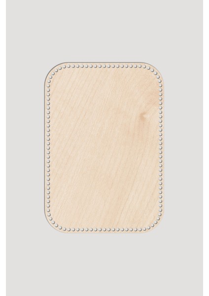 Ahşap Dikdörtgen Oval Köşeli Sepet Tepsi Tabanı 35X50 cm 1 Adet Akça 3mm