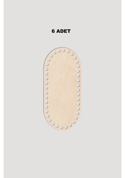 Ahşap Kare Sepet Tepsi Tabanı 18X18 cm 6 Adet Akça 3mm