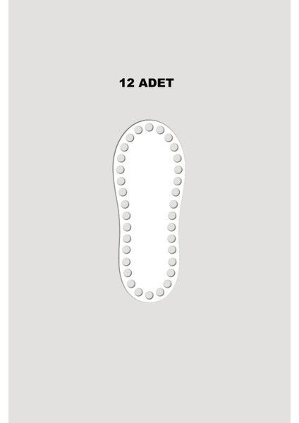 Ahşap Elips Sepet Tepsi Tabanı 5,5X14 cm 12 Adet Ceviz 3mm