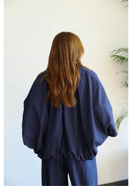 Lacivert Yarasa Kol Ceket Pantolon Takım modelleri