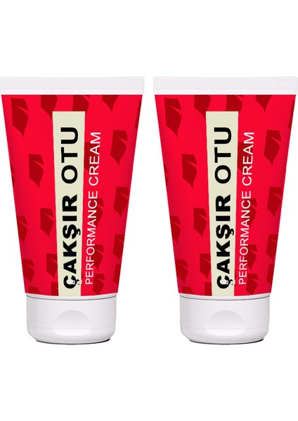 Çakşır Otu Kremi 2 Adet Erkeklere Özel Gecikmeye Sertleşmeye Büyütmeye 3 Etki Birden Formüllü 50 ml