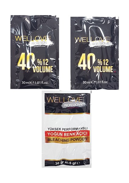 Saç Açıcı Set 1 Adet 30GR Toz+2 Adet 30ML 40VOL. fiyatları
