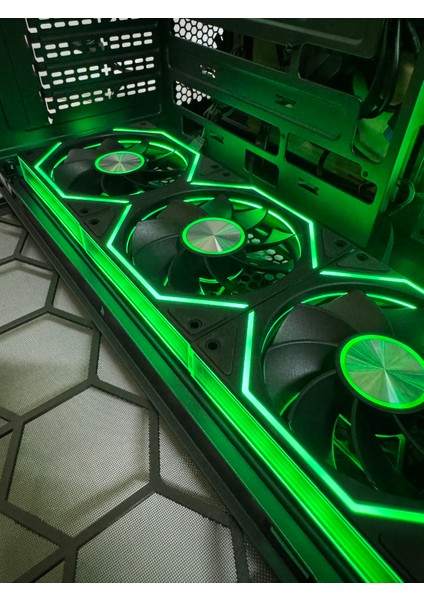 Carısma 7x Argb Kumandalı Fan Topglass USB 3.0 Gaming Bilgisayar kasası siyah fırsatları