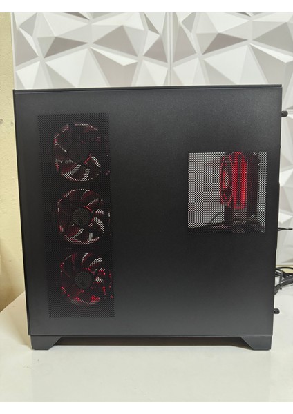 Carısma 7x Argb Kumandalı Fan Topglass USB 3.0 Gaming Bilgisayar kasası siyah indirimleri