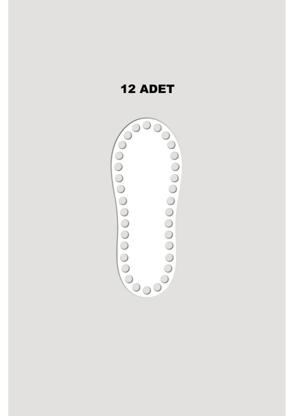 Ahşap Elips Sepet Tepsi Tabanı 5X12 cm 12 Adet Ceviz 3mm