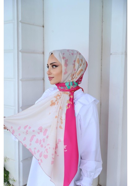 Degrede Desenli Şal Fuşya fiyatları