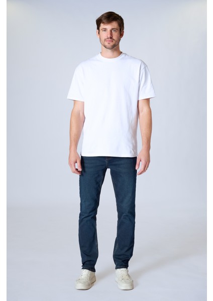 Martin 821-03 B Fade Bwown Likralı Rahat Kesim Erkek Kot Pantolon