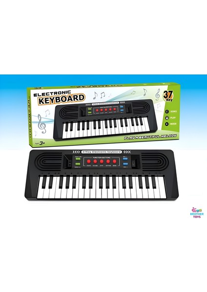 Oyuncak 37 Tuşlu Karaoke Org Çocuk Piyano Org 36 Cm.