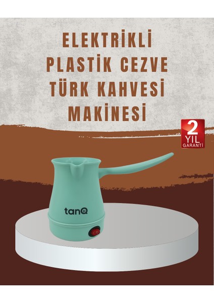 Işıklı Açma Kapama Anahtarlı Elektrikli Kahve Cezvesi