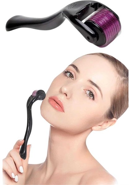 Dermaroller Titanyum 540 Iğneli 1 mm Saç Kaş Sakal Serum Kullanıma Uygun fırsatları