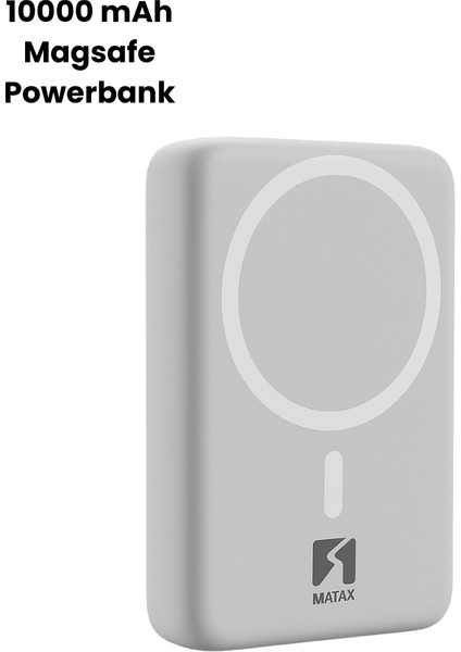 10.000 Mah Magsafe Manyetik Powerbank