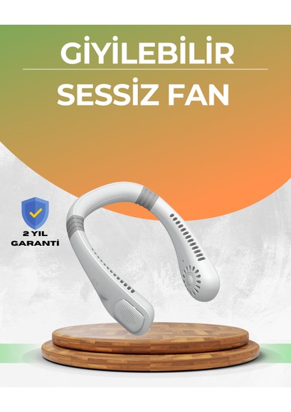 Uzun Ömürlü Bataryalı 9-18 Saat Kullanımlı Boyun Fanı