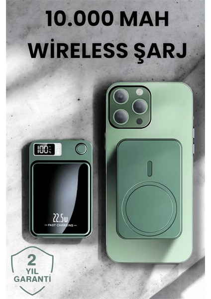 Pratik ve Taşınabilir 10.000 Mah Wireless Powerbank Hızlı Şarj Avantajı fiyatları