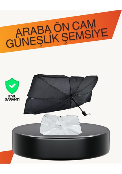 Kalın Kumaşlı Ön Cam Güneşliği – Solmaz, Deforme Olmaz, Uzun Ömürlü