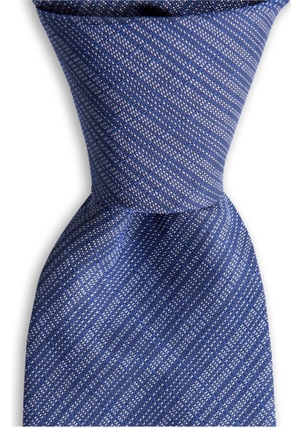Lacivert Desenli 8 cm Genişliğinde Ipek Kravat fiyatları
