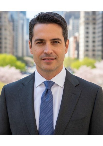 Lacivert Desenli 8 cm Genişliğinde Ipek Kravat modelleri