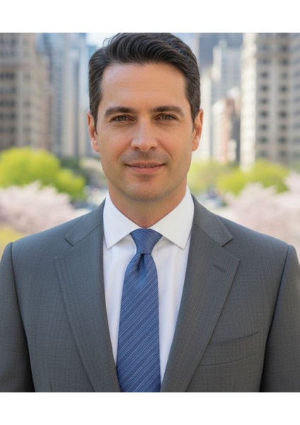 Lacivert Desenli 8 cm Genişliğinde Ipek Kravat fırsatları