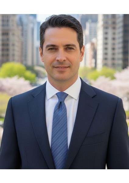 Lacivert Desenli 8 cm Genişliğinde Ipek Kravat indirimleri