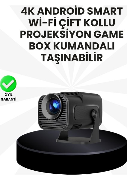 Wifi6 ve Bluetooth 5.4 Destekli LED Projektör - HCS350PRO