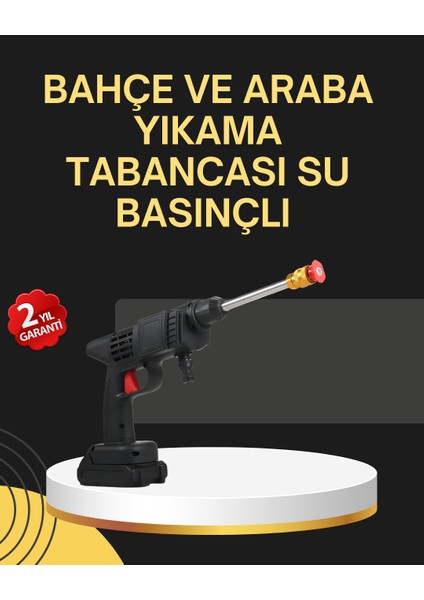 48V Şarjlı Basınçlı Yıkama Tabancası Köpük ve Çift Nozul 2025 Model