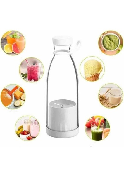 Taşınabilir Kablosuz Şarjlı Kişisel Smoothie El Blender Mini Meyve Sıkacağı modelleri