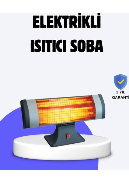 Taşınabilir Infrared Isıtıcı Aşırı Isınma Korumalı