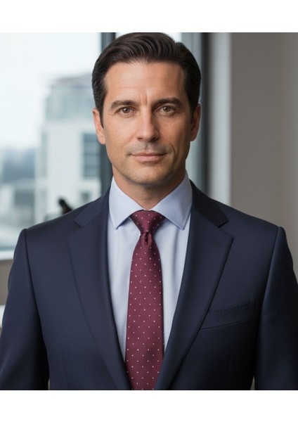 Bordo Desenli 8 cm Genişliğinde Ipek Kravat