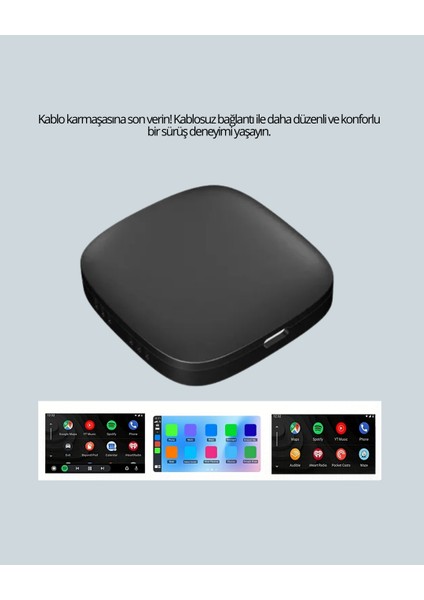 Kablosuz Carplay ve Android Auto Dönüştürücü Adaptör modelleri